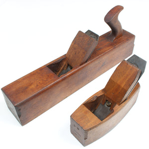 Old Wooden Jack Plane and Wooden Smoothing Plane (Beech)