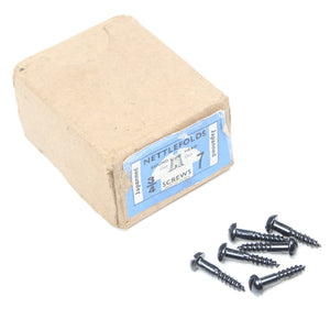 25 x Nettlefolds Japanend Screws - Round Head – 3/4” x 7