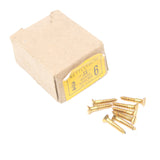 25x Nettlefolds CSK Brass Screws – 3/4” x 6