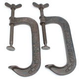 2x Old Ward & Payne G-Clamps - 6"