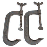 2x Old Ward & Payne G-Clamps - 6"