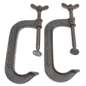 2x Old Ward & Payne G-Clamps - 6"