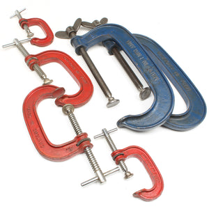 Old Record G-Clamps - 2", 4", 8"