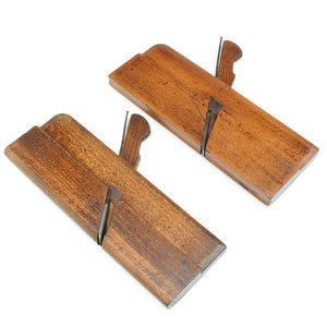 2x Buck Hollow & Round Planes (Beech)