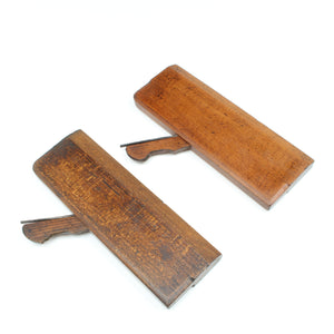 2x Buck Hollow & Round Planes (Beech)