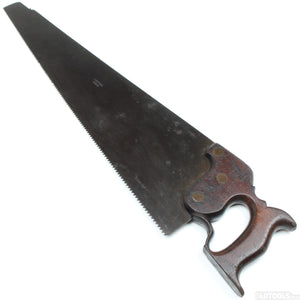 Antique J Brittle (London) Hand Saw - 26” - 6tpi (Beech) - OldTools.co.uk