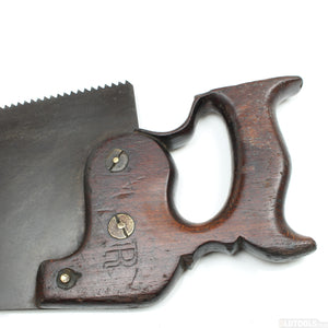 Antique J Brittle (London) Hand Saw - 26” - 6tpi (Beech) - OldTools.co.uk