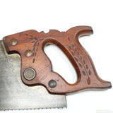 Old Eagle Decorative Carved Handle Hand Saw - 26” - 8tpi (Beech) - OldTools.co.uk