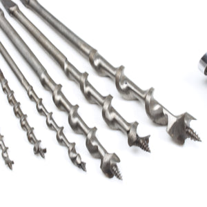 Vintage Old Stanley Drill Brace + 6x Twist Drill Bits - OldTools.co.uk