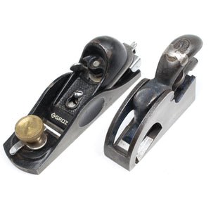 Record Bullnose Plane No. 076 + Groz Block Plane - OldTools.co.uk