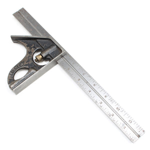 Old Fisher Combination Square - 12" - OldTools.co.uk