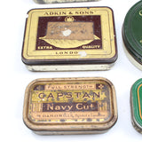 6x Old Tobacco Tins - OldTools.co.uk