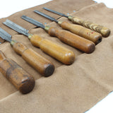 6x Outcannel Firmer Gouges Set (Ash)