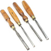 4x Ward Gouges / Bevel Edge Chisel (Beech)