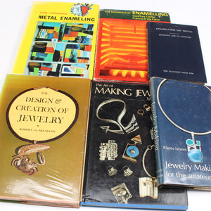 7x Old Jewelry, Enameling, Silver Books - OldTools.co.uk