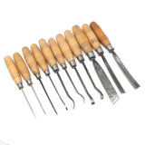 SOLD - 11x Addis Woodcarving Tools Set (Beech)