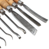 SOLD - 11x Addis Woodcarving Tools Set (Beech)