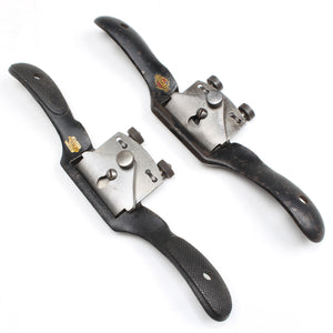 Old Adjustable Stanley Spokeshaves No. 151 - Flat & Round