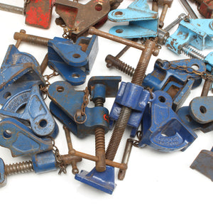 Lots Of Old Cramp Heads (As Found) - OldTools.co.uk