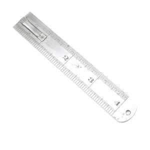 Chesterman Depth Gauge Rule No. 1224 - 4" (Sheffield)