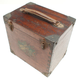 Old Wooden Musical Instrument Box / Tool Box