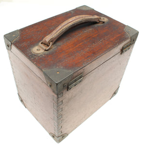 Old Wooden Musical Instrument Box / Tool Box