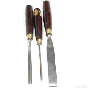 3x Ashley Iles Carving Tools - ENGLAND, WALES, SCOTLAND ONLY - OldTools.co.uk
