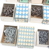 8x Boxes Of Nettlefold Steel Slotted Screws (CSK) - Sizes 9, 10 & 12
