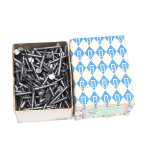 Many Boxes Of Nettlefold Steel Slotted Screws (CSK) - Sizes 4, 6, 7, 8