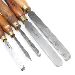 5x Woodturning Tools (Ash, Beech) - UK ONLY