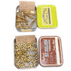 4x Tins Of Brass Slotted Screws (CSK) - 8x2", 8x1 3/4", 8x3/4" (200+ screws)