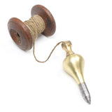 Brass Plumb Bob and Spool