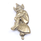 Old Pixie On Toadstool Door Knocker