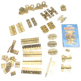 Collection Of Old Brass Hinges & Ironmongery - OldTools.co.uk