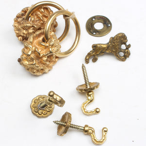 Collection Of Old Brass Ironmongery - OldTools.co.uk
