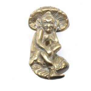 Old Pixie Under Toadstool Door Knocker