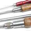 4x Old Wooden Handled Screwdrivers (Beech)