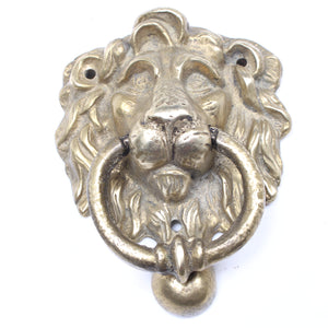 Old Large Lions Head Door Knocker