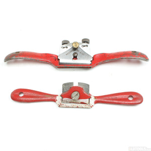 2x Old Record Spokeshaves - Flat & Round
