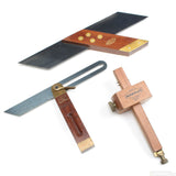 Old Marples Mitre Square, Sliding Bevel & Mortice Gauge (Mahogany)