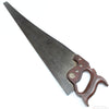 Old Decorative Wooden Handled Hand Saw - 26" - 7tpi (Mahogany)