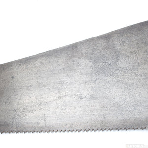 Old Decorative Wooden Handled Hand Saw - 26" - 7tpi (Mahogany)