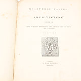 Old Quarterly Papers on Architecture Book | Volume II C.1844