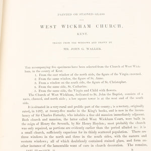 Old Quarterly Papers on Architecture Book | Volume II C.1844