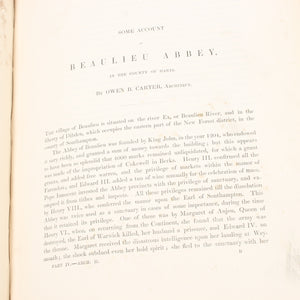 Old Quarterly Papers on Architecture Book | Volume II C.1844