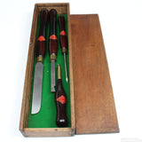 4x Old Henry Taylor Wood-Turning Tools - UK ONLY