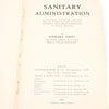 Sanitary Administration Book C.1937