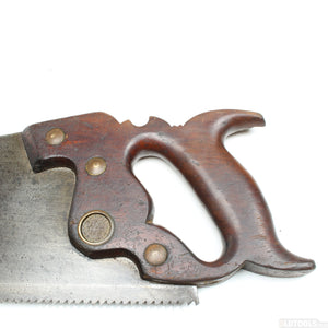 Old Atkins Hand Saw - 25" - 6tpi (Beech) - OldTools.co.uk