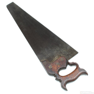 Old Tyzack Hand Saw - 23 1/2" - 5 1/2tpi (Beech) - OldTools.co.uk