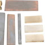 10x Old Small Sharpening Stones / Slipstones